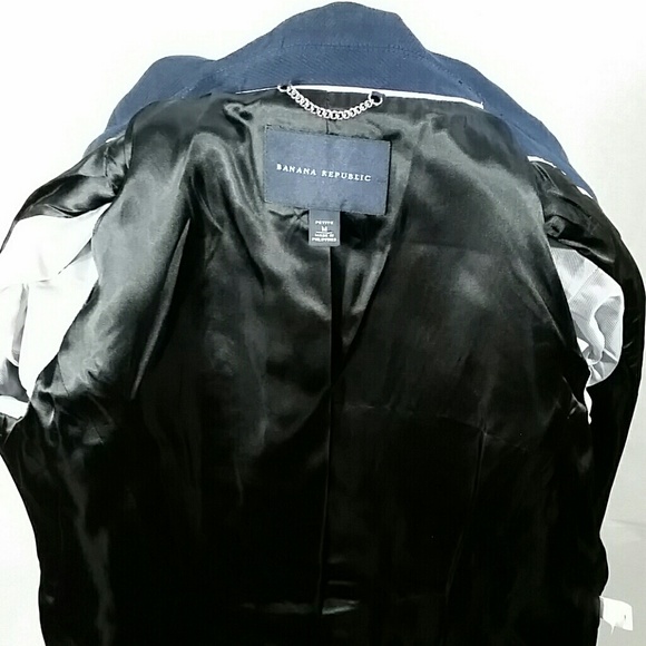 Banana Republic navy blue double breasted jacket - Picture 6 of 8